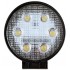 Darbinis LED žibintas 18W platus (apvalus) EMC